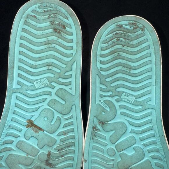 Native Adult Unisex Jefferson Waterproof Outdoor Aqua Blue Slip-On Shoes W8 M6 - Picture 9 of 13